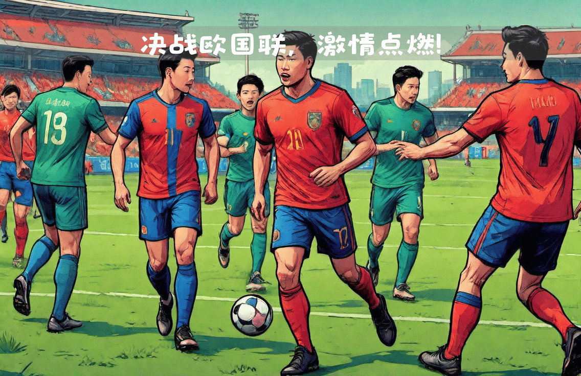 足球场上一场引人入胜的比赛即将开始